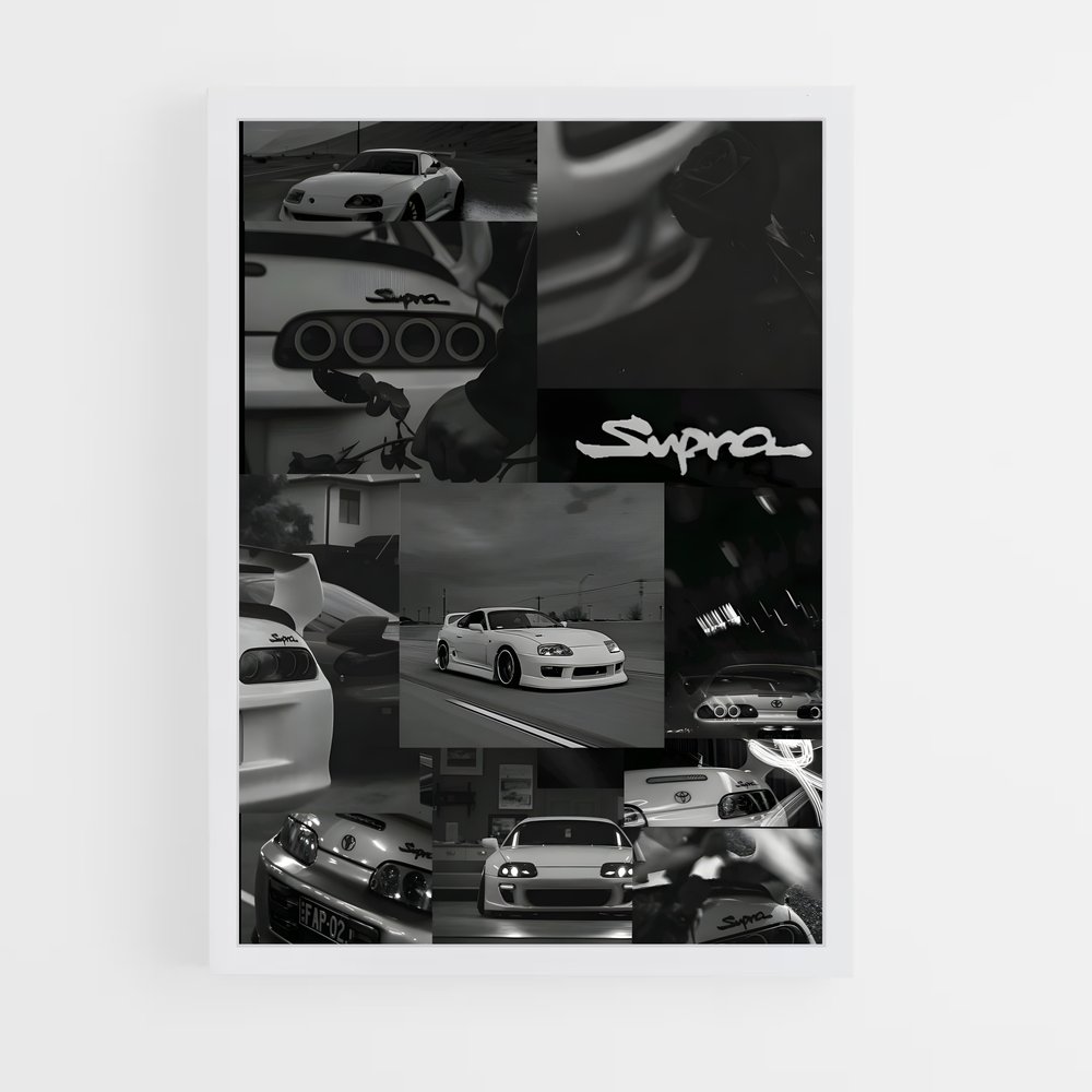 Poster Fast Lane Elegance – affiche Toyota (vue 3)